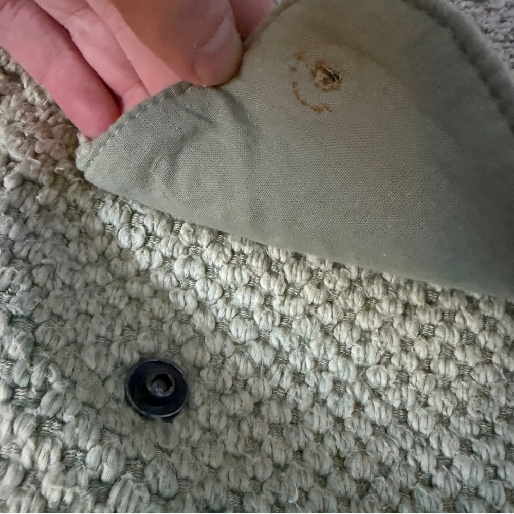 Free People Kinsley Knit Sling Green Flap Bag - Picture 6 of 8